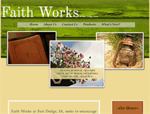 Tablet Screenshot of faithworks4u.com